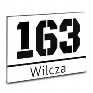 TABLICZKA na dom TABLICA Adresowa NUMER DOMU w 106