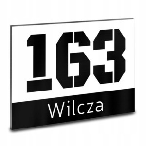 TABLICZKA na dom TABLICA Adresowa NUMER DOMU w 107