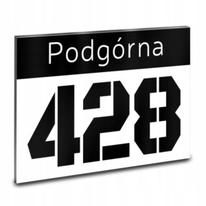 TABLICZKA na dom TABLICA Adresowa NUMER DOMU w 108