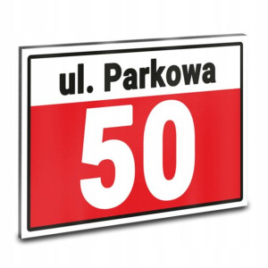 TABLICZKA na dom Tablica Adresowa NUMER DOMU wz 01