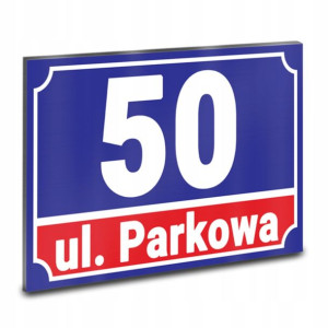TABLICZKA na dom Tablica Adresowa NUMER DOMU wz 06