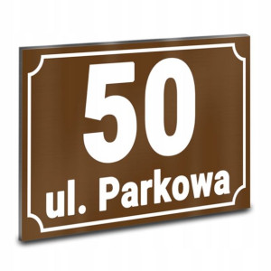 TABLICZKA na dom Tablica Adresowa NUMER DOMU wz 16