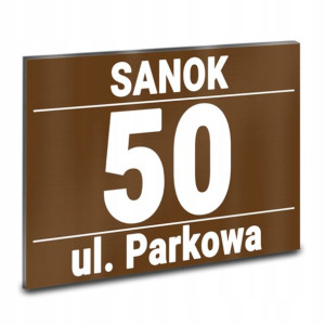 TABLICZKA na dom Tablica Adresowa NUMER DOMU wz 17