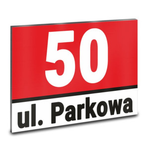 TABLICZKA na dom Tablica Adresowa NUMER DOMU wz 24