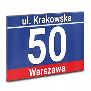TABLICZKA na dom Tablica Adresowa NUMER DOMU wz 36