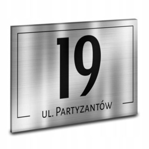 TABLICZKA na dom TABLICA Adresowa NUMER DOMU wz 53