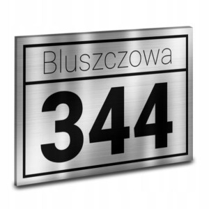 TABLICZKA na dom TABLICA Adresowa NUMER DOMU wz 60