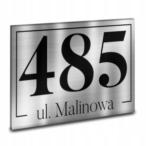 TABLICZKA na dom TABLICA Adresowa NUMER DOMU wz 74