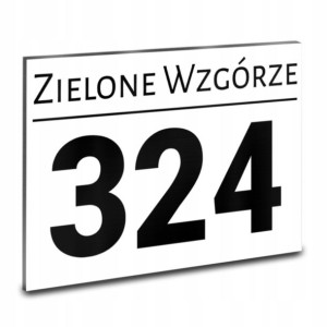 TABLICZKA na dom TABLICA Adresowa NUMER DOMU wz 80