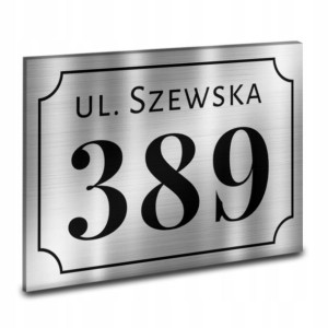 TABLICZKA na dom TABLICA Adresowa NUMER DOMU wz 96