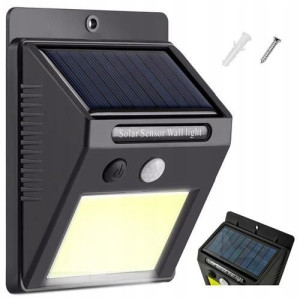 LAMPA SOLARNA 48LED z Czujnikiem RUCHU i Zmierzchu