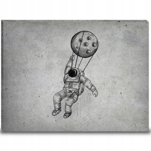 OBRAZ BETON Ozdoba do Salonu Pokoju 30x21 - WZORY
