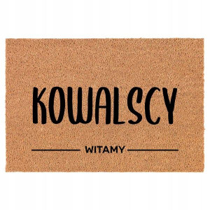 WYCIERACZKA Wejściowa Własne NAZWISKO WZORY 40x60