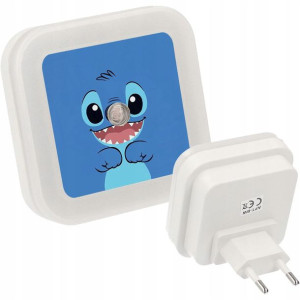Nocna lampka do kontaktu LED Lilo i Stich Wzory