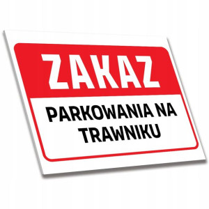 Tablica Informacyjno Ostrzegawcza do Parku,Ogrodu