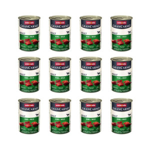 Pakiet Animonda GranCarno Original Wołowina z Dziczyzną 12 x 400 g
