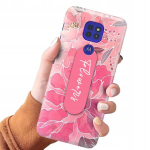 Etui + uchwyt do MOTOROLA E7 PLUS Case Wzory