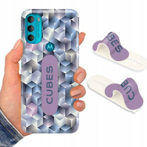 Etui + Uchwyt do MOTOROLA G71 5G Case Modne Wzory