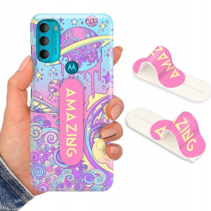 Etui + Uchwyt do MOTOROLA G71 5G Case Modne Wzory