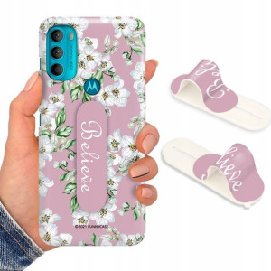 Etui + Uchwyt do MOTOROLA G71 5G Case Piękne Wzory