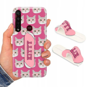Etui + Uchwyt do MOTOROLA G8 PLUS Case Modne Wzory