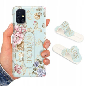 Etui + Uchwyt do SAMSUNG M31S Obudowa Modne Wzory