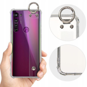 Etui ANTI-SHOCK Obudowa z Paskiem do MOTOROLA EDGE