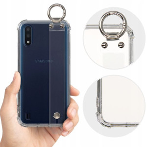 Etui ANTI-SHOCK Obudowa z Paskiem do SAMSUNG M01