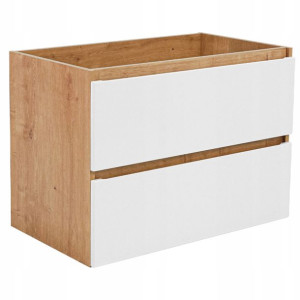 Szafka pod umywalkę 80 cm MONAKO OAK WHITE 821