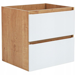 Wisząca szafka pod umywalkę MONAKO OAK WHITE 820
