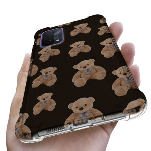 Etui Antishock do OPPO A74 5G Obudowa Misie Wzory