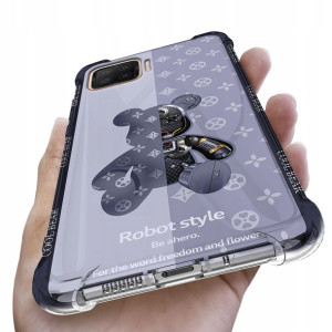 Etui Antishock do OPPO F17 Obudowa Misie Wzory