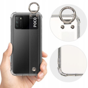 Etui ANTISHOCK Obudowa z Paskiem do XIAOMI POCO M3