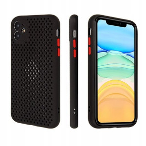 Etui Case Oddychające MESH do SAMSUNG A71 CZARNY