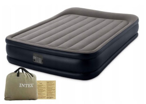 Intex 64136 dmuchany materac pompka 152x203x42 cm