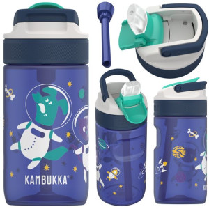 Butelka dla dzieci na wodę Kambukka Lagoon Space Animals 400ml Kosmos Bidon