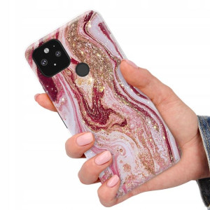 Etui do GOOGLE PIXEL 5 Obudowa Case Marmurki Wzory