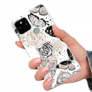 Etui do GOOGLE PIXEL 5A Top Motyle Butterfly Wzory