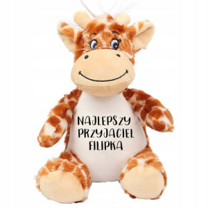 Przytulanka Żyrafa Najlepszy Przyjaciel Twoje Imię