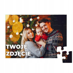 FOTO PUZZLE Własne Zdjęcie Na Prezent Święta 13x18