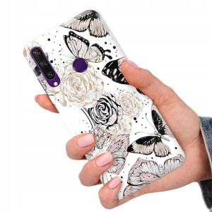 Etui do HUAWEI Y6P Case Motyle Butterfly Top Wzory