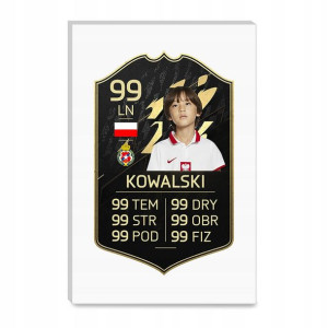 Karta zawodnika FIFA22 FUT na PCV 6mm TWOJE IMIĘ
