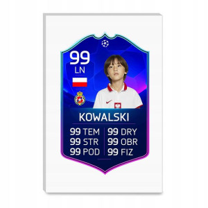 Karta zawodnika FIFA22 FUT na PCV PERSONALIZOWANA