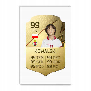 Spersonalizowana karta zawodnika FIFA22 FUT na PCV