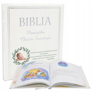 BIBLIA na Pamiątkę Chrztu Świętego TWOJE IMIĘ