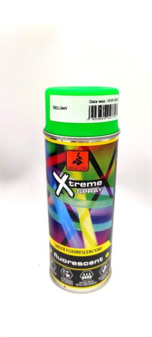 Dragon Lakier Fluorescencyjny W Aerozolu 400ml Zielony