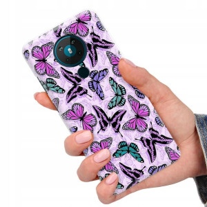 Etui do NOKIA 5.3 Case Motyle Butterfly Top Wzory