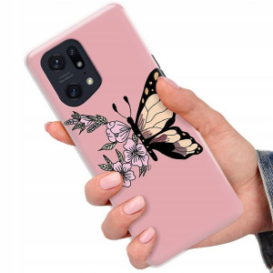 Etui do OPPO FIND X5 PRO Motyle Butterfly Wzory