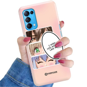 Etui do OPPO RENO 5 Obudowa Case Anime Manga Wzory