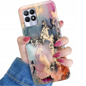 Etui do REALME 8i Obudowa Case Top Marmurki Wzory